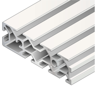 Placa aluminiu cu caneluri 30x100 L/R BOSCH REXROTH 100-5600 mm