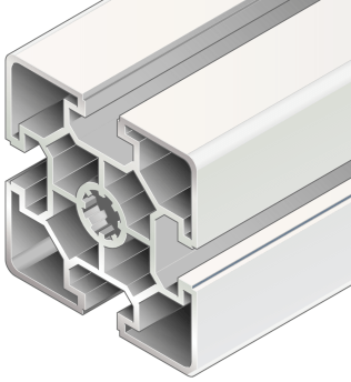 Profil aluminiu BOSCH REXROTH 60x60L 50-6070 mm neprelucrat