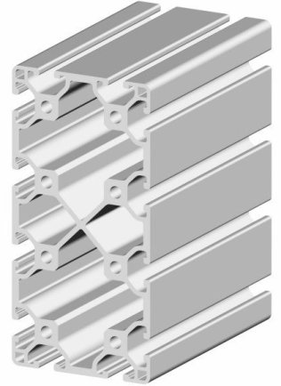 Profil aluminiu compatibil ITEM 60x120L Sistem 30 LIGHT Canal 6