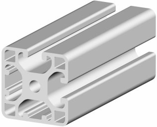 Profil aluminiu compatibil ITEM 40x40L2NE LIGHT Canal 8