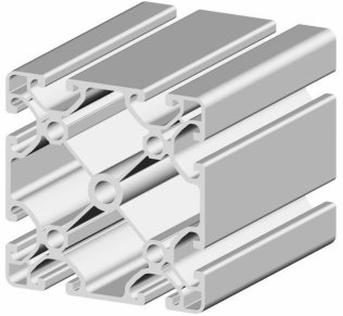 Profil aluminiu compatibil ITEM 80x80E ECO Canal 8