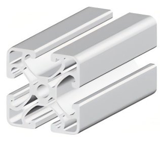 Profil aluminiu compatibil ITEM 50x50 Eco Canal 10