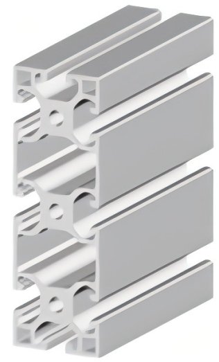 Profil aluminiu compatibil ITEM 40x120L Sistem X40 Canal 8