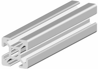 Profil aluminiu standard industrial 20x20 Canal 6