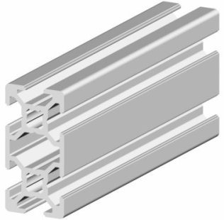 Profil aluminiu standard industrial 20x40 Canal 6