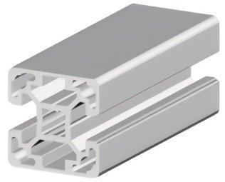 Profil aluminiu standard industrial 40x40L2NP LIGHT Canal 10