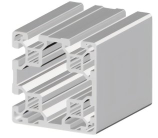 Profil aluminiu standard industrial 80x80L4NE LIGHT Canal 10