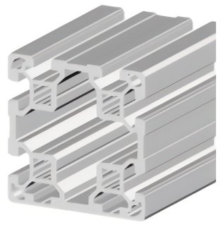 Profil aluminiu standard industrial 80x80L6N LIGHT Canal 10