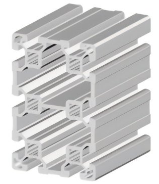 Profil aluminiu standard industrial 80x120 LIGHT Canal 10
