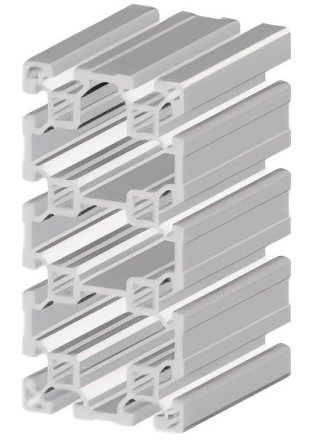 Profil aluminiu standard industrial 80x160 LIGHT Canal 10