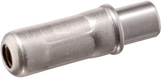 Stift de presiune neted cu guler si bolt aplatizat din INOX d1=6 mm EH 22080.0136