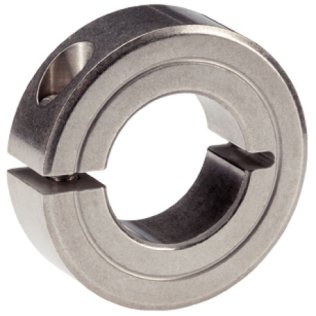 Inel de pozitionare si blocare crestat din INOX d1=15 mm EH 25069.0115