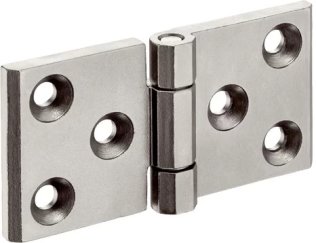 Balamale INOX cu ambele aripi prelungite cu gauri de montaj b1=120 mm EH 25162.0005