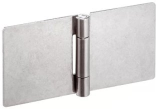 Balamale cu ambele aripi prelungite din tabla INOX fara gauri b1=60 mm EH 25165.0050