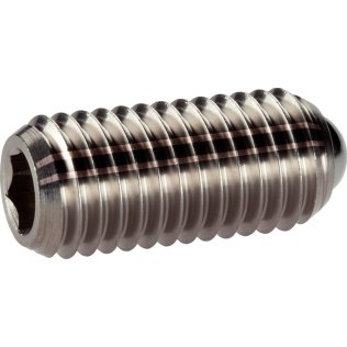 Surub de presiune cu bila si locas hexagonal din INOX forta arc marita M10 EH 22030.0250