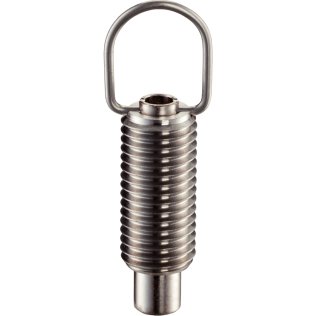 Opritor cu indexare cu inel de tragere fara blocator INOX M16x1.5 EH 22120.1420