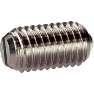 Surub de presiune cu bila libera si locas din INOX forta arc marita M8 EH 22051.0608