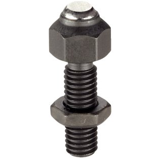 Opritoare oscilante, ajustabil, cu autoresetare/cu bilă teşită, suprafaţă plană | s=13 mm / d1=M8 / Oţel tratat termic | 22741.0013