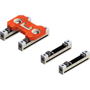 Gama standard EH 1586/Pentru prelucrare piese mari. Include suporturi cu înălţime de 15 mm. | 1586.416