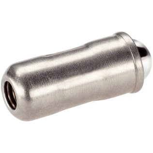 Şuruburi de presiune, varianta netedă, lung, cu guler și bilă | d1=6 mm | 22080.1106