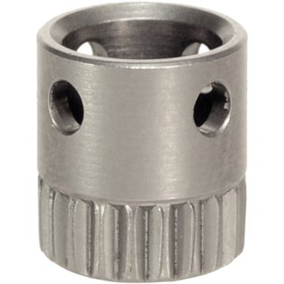 Conectoare cu bile, autoblocant, cu suport, construcție compactă/bucșă, montaj în lemn, cu bocare | Mărime nominală=6,1 mm / l1=1 mm / l2=9 mm | 22330.0405