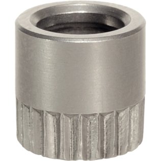 Conectoare cu bile, autoblocant, cu suport, construcție compactă/bucșă, montaj în lemn, cu rotație | Mărime nominală=6,1 mm / l1=1 mm / l2=9 mm | 22330.0409
