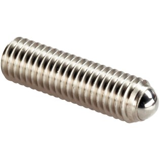 Şuruburi de presiune cu bilă, fără cap, bilă plină, locaș hexalobular/bilă plină | d1=M6 / l1=10,8 mm / oțel inoxidabil | 22720.2062