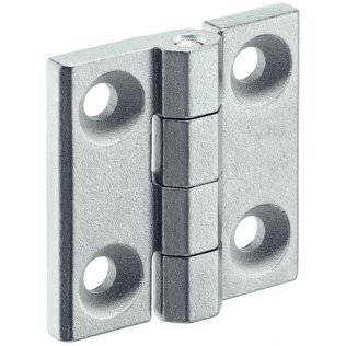Balamale/cu găuri de fixare | b1=40 mm / Zinc turnat, argintiu | 25160.0110