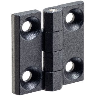 Balamale/cu găuri de fixare | b1=50 mm / Zinc turnat, negru | 25160.0215