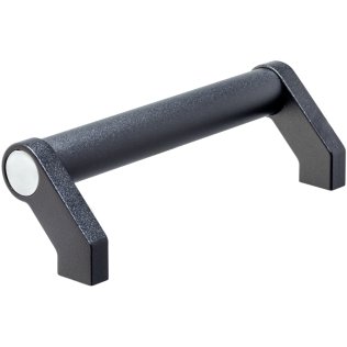 Mânere tubulare | d1=30 mm / l1=200 mm / negru | 24321.0570