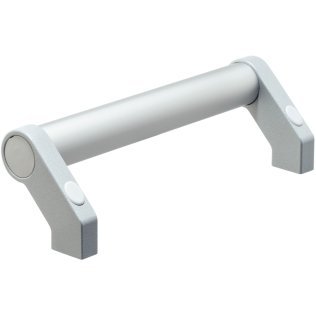 Mânere tubulare, montaj frontal | d1=28 mm / l1=250 mm / argintiu | 24321.0105