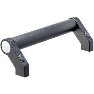 Mânere tubulare, montaj frontal | d1=28 mm / l1=600 mm / negru | 24321.0630