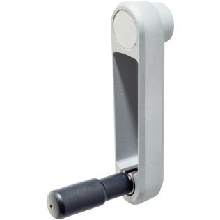 Manivele, cu mâner pliabil, oțel inoxidabil/cu gaură netedă | l=100 mm / d1=12 mm / argintiu | 24331.0410