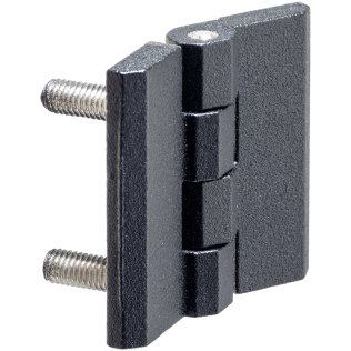 Balamale, cu filet de montaj/cu filet | b1=50 mm / Zinc turnat, negru | 25160.0255