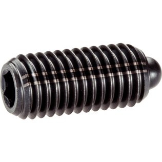 Şuruburi de presiune, cu bolţ şi locaş hexagonal/oțel automat, forța arcului mărită | d1=M6 | 22030.0146