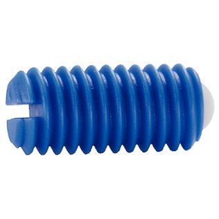 Şuruburi de presiune, varianta din plastic/bilă din termoplastic | d1=M10 | 22040.0410