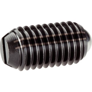 Şuruburi de presiune, cu bilă şi fantă/oțel automat, forța arcului mărită | d1=M12 | 22050.0212