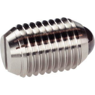 Surub de presiune din INOX A4 cu bila ceramica forta arc marita M8 EH 22050.1608