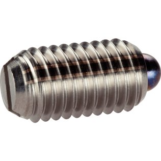 Şuruburi de presiune, cu bolţ şi fantă/oțel inoxidabil, forța arcului mărită | d1=M10 | 22050.0710