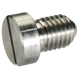 Şuruburi de presiune, cu bilă şi fantă cu cap/oțel inoxidabil, forța arcului standard | d1=M6 | 22050.0942