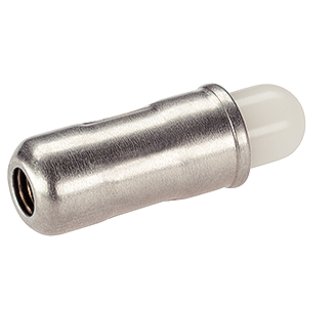 Şuruburi de presiune, varianta netedă, cu guler și bolț/corp din oțel inoxidabil, bolț din termoplast | d1=4 mm | 22080.0124