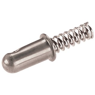 Blocatoare cu arc/corp din oțel inoxidabil, rotunjit, cu guler | d1=3 mm | 22100.0373