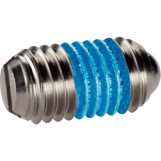 Surub de presiune cu bila si fanta 0.25 INCH din INOX forta arc standard cu blocare EH 2B050.0342