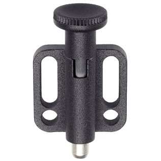 Opritoare cu indexare, cu flanşă înşurubabilă, orizontală/cu buton şi blocator | d1=4 mm | 22110.0344