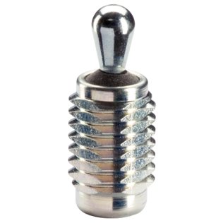 Opritoare laterale, cu filet şi ştift din plastic, cu garnitură/forța arcului mărită | d1=M12 / l1=26,5 mm / Forța arcului=~ 100 N | 22150.0420