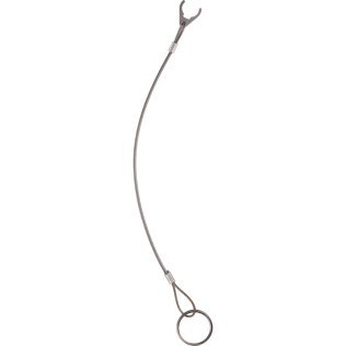 Cabluri de fixare/oţel inoxidabil, cu clips de fixare şi inel | l=200 mm / Fără acoperire | 22400.1252