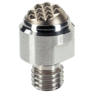 Opritoare oscilante, cu bilă din pulbere sinterizată, cu striaţii/cu filet exterior, bilă teşită, suprafaţă cu striaţii | d1=13 mm / d2=M8 / oțel inoxidabil | 22730.0392