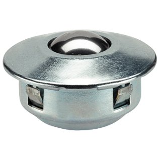 Role cu bilă, cu elemente de fixare/bilă din oțel inoxidabil | d1=36 mm | 22750.0128
