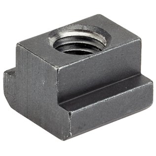 Piuliță pentru canal T, DIN 508 | Mărimea nominală fantă=5 mm / d=M4 / Oţel tratat termic, cu revenire, calitatea 10, brunat | 23010.0052