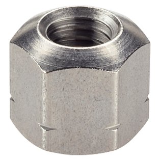 Piuliţe de fixare, DIN 6330 (înălţimea 1,5d)/cu suprafaţa sprijin sferică, forma B | d1=M10 / oțel inoxidabil | 23070.0110